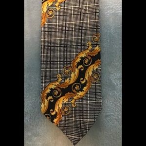 Versace Black & Gold Tie